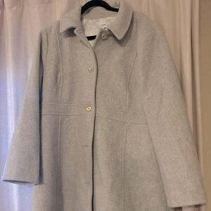Gray Wool J. Crew Factory Coat